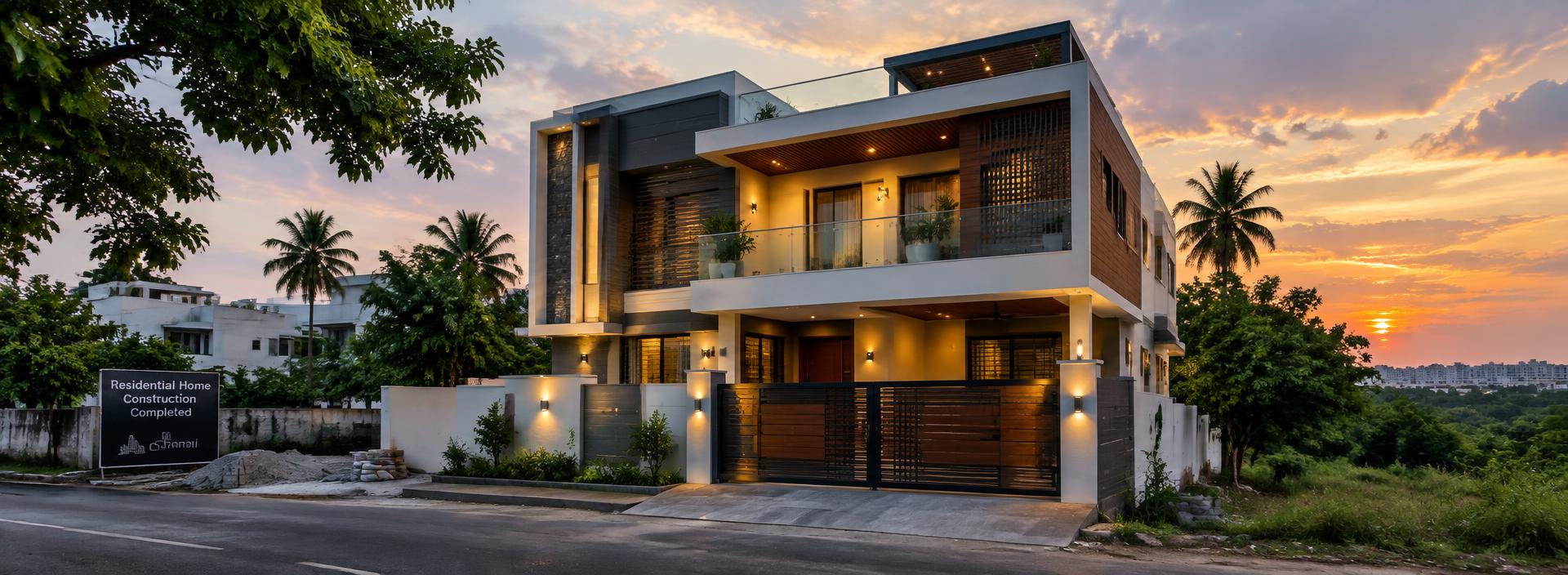 Completed residential home in Chennai